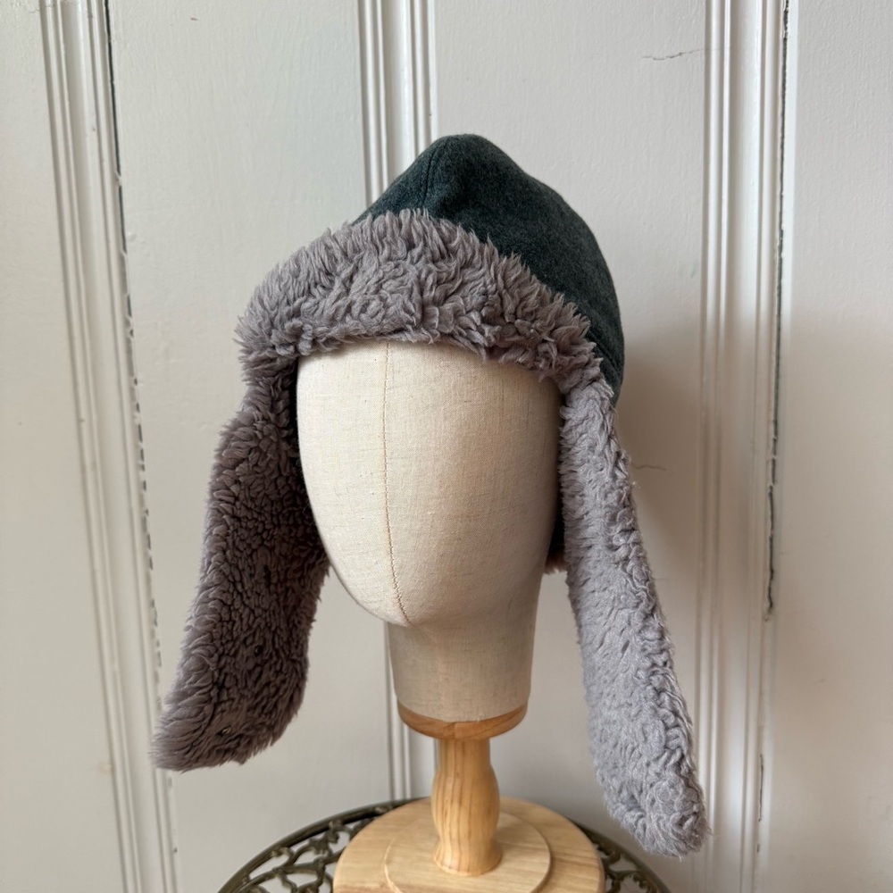 Vintage Swiss Army Winter Wool Trapper Hat